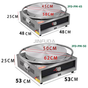 Poêle à crêpes rotative 40cm Machine à crêpes à crêpes <span class=keywords><strong>Prix</strong></span> réduit Machine à collations pour aliments de rue - Product Image 3