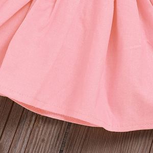 Robes d'été en coton pour enfants, filles, femmes, dames, ensembles de 2 pièces avec nœud papillon et bandeau - Product Image 5