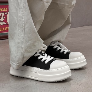 Zapatos delgados de nuevo estilo con suela gruesa, modelo 2026, estilo urbano para hombre, tela vaquera sencilla, versátiles. - Product Image 2