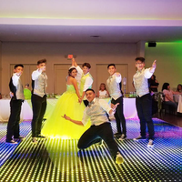 <strong>Best</strong> <strong>Selling</strong> <strong>Light</strong> up Wedding Party Illuminated Led Digital Dance Floor Mat