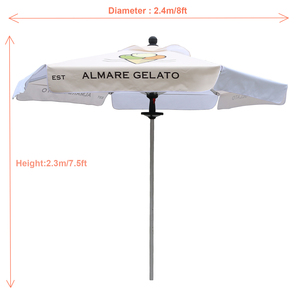Sombrilla de <span class=keywords><strong>Patio</strong></span> Impermeable 2021, Parasol para Jardín, Gazebo, Sombrilla Publicitaria para Exteriores con Luces - Product Image 5