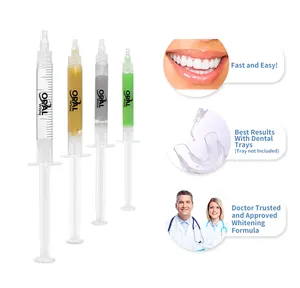 Salon Use 35% Carbamide Peroxide Teeth Whitening Gel Syringe Tooth Bleaching Gel Refills Kit Teeth Whitening Gel In Tube