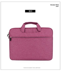 Funda para portátil con logotipo personalizado, impermeable, de poliéster, con cremallera, tipo maletín, para portátiles de 13/14/15 pulgadas, para damas. - Product Image 2
