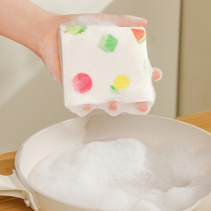 Chiffon de nettoyage professionnel et pratique en coton de pulpe de bois pour cuisine, avec logo et emballage personnalisés, largement utilisable - Product Image 2