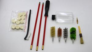 Kit de nettoyage universel fabriqué en usine - Tiges en laiton massif - Brosse à rayures en bronze - Chiffon en coton - Pour l'utilisation d'équipements de plein air - Product Image 2