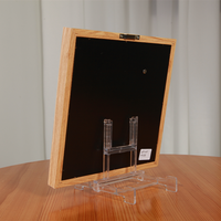 Neture NP1035 New Design 3D Casting Baby Handprint & Footprint Wood Crystal Photo Frame
