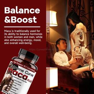 Cápsulas de Maca para Hombre, Suplementos de Raíces de Maca Negra, Roja y Amarilla con AGUAE, FENUGREEK, TRIBULUS, EXTRACTO DE DONG <span class=keywords><strong>OUAI</strong></span> - Product Image 4