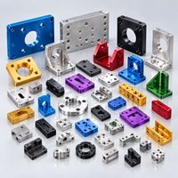 Pièces usinées CNC sur mesure, plaque de montage en aluminium anodisé, connecteur à bride pour machines industrielles OEM
