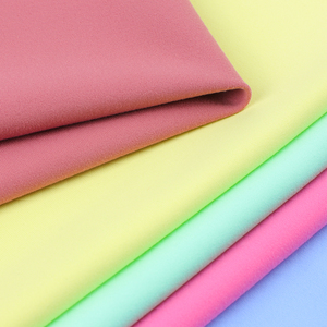 Hoge Elastische Nylon Spandex Interlock Stof Ademende Gebreide Sportkleding Jurk Voor Meisjes Zacht Handgevoel Met Geweven Technics - Product Image 4