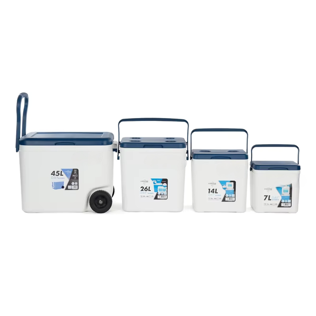 Icemaster 7l 14l 26l 45l Camping Plastic Ice Chest Cooler Box With Original Ice Packs With Handle&wheels