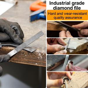 Professionele Ruilike Cf400 Diamantvijl 18Cm Voor Roestvrijstalen Lasnaad Ontbramen Hoge Precisie Metalen Polijsten - Product Image 6