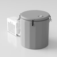 Mini Refroidisseur 1/3 CV Refroidisseur de Bain de Glace Portable Wifi Filtre Refroidisseur d'Eau Intelligent avec Bain Gonflabl