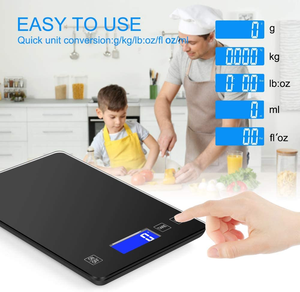 Hot Selling Food <strong>Kitchen</strong> Digital Baking Waterproof Tempered <strong>Glass</strong> Food <strong>Scale</strong>