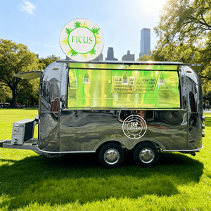 عربة طعام متنقلة مخصصة للشارع، كشك آيس كريم، عربة شواء، كشك هوت دوج، شاحنة طعام مع مطبخ، مقطورة طعام متنقلة - Product Image 5