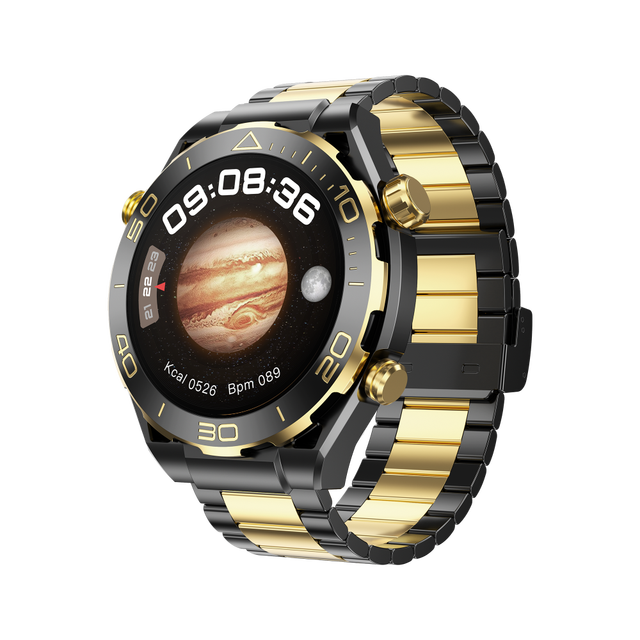 Z91 Pro Max Smartwatch 1.52 Inch AMOLED Screen Waterproof Fashion Gold Luxury Reloj IOS Compatible Wearfit Pro App for Men Women