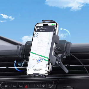 Soporte magnético para teléfono de coche con ventilación de aire giratoria de 360 grados, cargador inalámbrico plegable Compatible con soportes para teléfonos móviles Samsung - Product Image 1