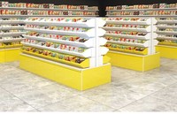 Étagère de snack en vrac pour supermarché, présentoir de magasin de commodité, support de nourriture en vrac, armoire de seau suspendu, pain, biscuit, bonbons en vrac go