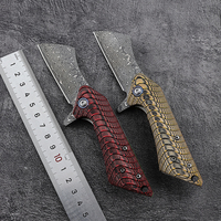 Couteaux pliants en acier inoxydable Damas, nouveau design Bochen 2026, 60 HRC, manche G10, EDC de poche pour le camping et les activités de plein air, vente en gros OEM