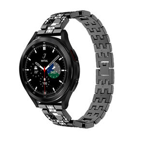 Correa de reloj inteligente de diamante de acero inoxidable delgada de alta calidad, Correa personalizada más nueva para Samsung para <span class=keywords><strong>Galaxy</strong></span> <span class=keywords><strong>Watch6</strong></span> <span class=keywords><strong>Pro</strong></span> - Product Image 3