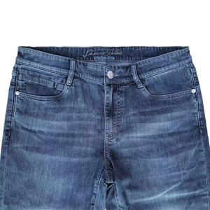 تخصيص الرجال منتصف الخصر عارضة السراويل البضائع في القطن الدنيم المنسوجة المطرز متوسطة غسلها الربيع/الخريف الجينز الطباعة - Product Image 3