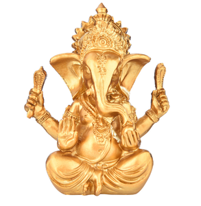 Best-selling Waterproof Hand-painted Resin Handicrafts-Indian Elephant Head Deity Home Decoration Ornaments-Creative Gifts