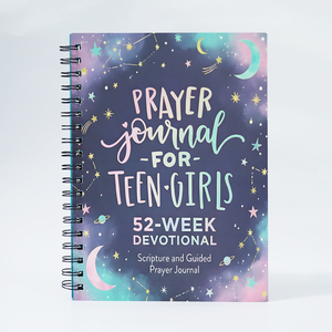 Diario <span class=keywords><strong>de</strong></span> Oración Personalizado con Espiral para Adolescentes, Diario Guiado, Cuaderno Devocional - Product Image 1