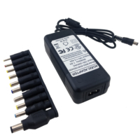 Alimentation électrique régulée pour ordinateur, sortie CC 20V 3.25A, chargeurs pour ordinateur portable 65W, adaptateur secteur CC 19.5V 20V 20.5V 21V, 20V 3.25A avec 10 embouts