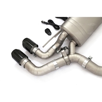 Knalpot Catback Titanium Ringan MPER untuk BMW M5 F90 M8 F92 Gaya AK Finishing Matte Plug and Play Peningkatan Performa