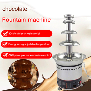 <span class=keywords><strong>Tour</strong></span> à fondue au chocolat en acier inoxydable <span class=keywords><strong>de</strong></span> 3 kg, 4 étages, machine à fondue au chocolat commerciale - Product Image 3