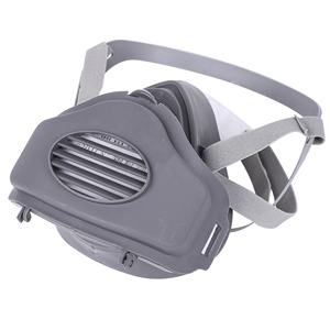 FFP2 KN95 masker debu pekerjaan kayu, dapat digunakan kembali setengah wajah penambangan hidung dengan ikat kepala yang dapat disesuaikan - Product Image 2