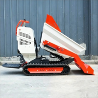 Mini-chargeuse sur chenilles Rongyixin, capacité de 500 kg, dimensions 1050x730x730 mm, benne hydraulique, moteur haute performance