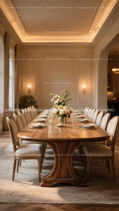 Tables de salle à manger en bois massif sur mesure pour 10 12 16 18 <span class=keywords><strong>20</strong></span> 30 <span class=keywords><strong>personnes</strong></span> Tables de salle à manger extra longues grandes grandes extra-grandes longues - Product Image 5