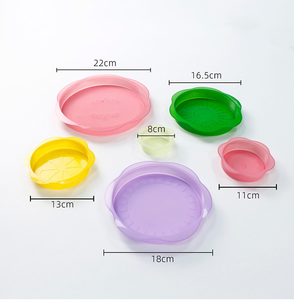 6 Tapas Elásticas de Silicona Reutilizables para Almacenamiento de Alimentos, Aptas para Microondas, Transparentes, Selladas, para Mantener la Comida Fresca en la Cocina - Product Image 5