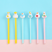Petit stylo gel canard blanc stylo signature mignon stylo papeterie