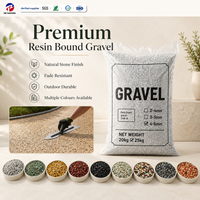 Gravier coloré lavé et séché 1-3mm 3-5mm sans poussière pour allées et patios en résine liée