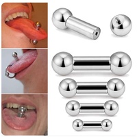 Barbell droit en acier chirurgical sur mesure, grand calibre, pour piercing Big Prince Albert, grande taille