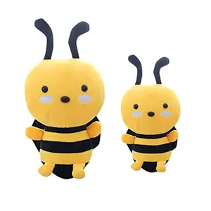 Kawaii cartoon customized stuffed bees soft plush toys manufacturer