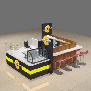 Il chiosco gonfiabile su misura unico dell'esposizione della ciambella di vendita al dettaglio progetta la decorazione moderna del contatore della crepe della cabina delle ciambelle da vendere - Product Image 3