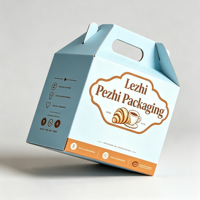 Boîte d'emballage portable de gâteau personnalisé en gros pour l'emballage de tarte aux œufs à sandwich