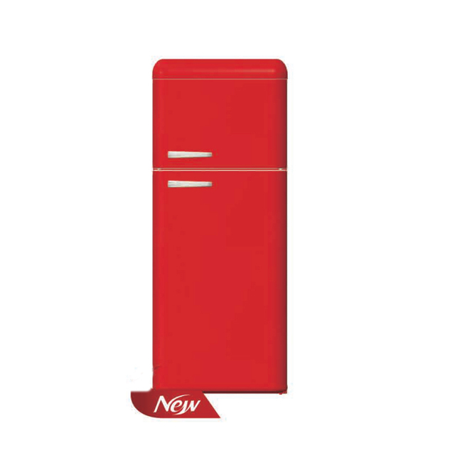 Smeta 265L 220V Freestanding Tall Two Door Retro Refrigerator on Sale