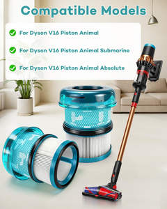 Filtro de Repuesto 974676-01 Compatible con Aspiradoras Inalámbricas Dyson V16 Piston Animal Submarine SV53, Accesorios y Repuestos - Product Image 2