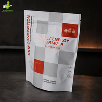 Sachets souples personnalisés à haute barrière, finition mate douce au toucher, avec vernis UV localisé, pour emballage alimentaire et compléments alimentaires