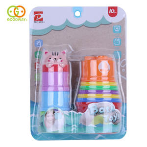 Acqua del Bagno del bambino Divertente Gioco di Sport Impilabile Bicchieri di Plastica giocattoli - Product Image 6