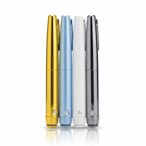 Stylo d'injection réutilisable Hujie Technology V4 en métal plaqué or, capuchon à vis durable, dosage de 60 unités par pièce, plusieurs couleurs, 3 ml - Product Image 4