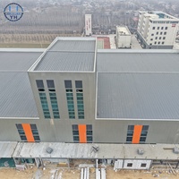 Entrepôt préfabriqué en structure métallique certifié CE / Atelier en structure métallique légère / Bâtiment industriel en structure métallique