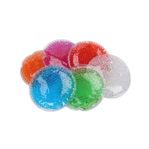 Compresas de Gel Frío/Caliente Reutilizables con Perlas de Agua Redondas de Diseño Personalizado, para Alivio del Dolor, Material de PVC, 10x10cm, Gelking - Product Image 4