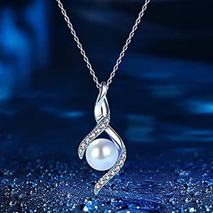 Elegante collana lunga con ciondolo per donna, gioielli semplici e alla moda - Product Image 2