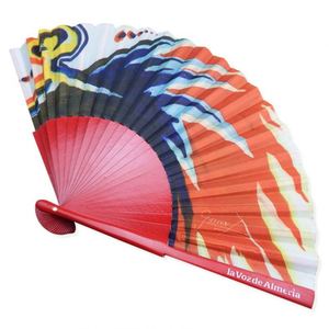Customized 33cm <b>Large</b> Folding Hand <b>Fan</b> Premium Bamboo Clack Party Use High-Design SHADE Bamboo Crafts <b>Fan</b> - Product Image 2