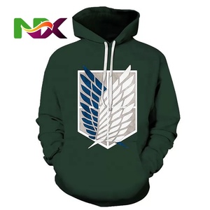 Sudaderas de Anime de Poliéster Baratas Personalizadas, Impresión Digital 3D, Sudadera de <span class=keywords><strong>Ataque</strong></span> <span class=keywords><strong>a</strong></span> <span class=keywords><strong>los</strong></span> <span class=keywords><strong>Titanes</strong></span> - Product Image 1
