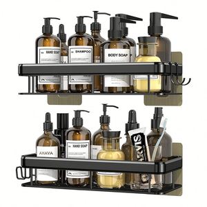Adhesive <b>Corner</b> Soap Towel Holder Shelf Bathroom Hardware Accessories Toilet <b>Shower</b> Caddy <b>Rack</b> Shelves Organizer Set - Product Image 6